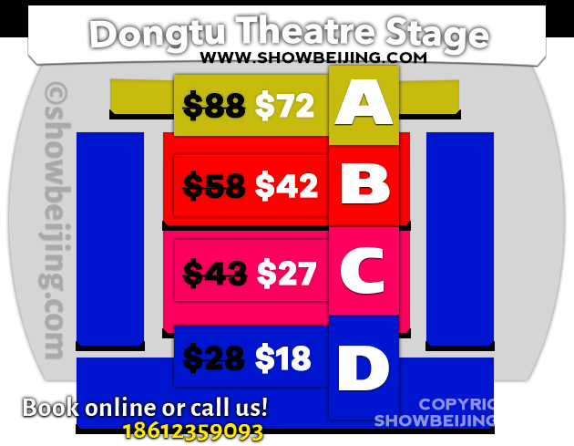 Dong Tu Theatre Seat Map & Discount Ticket Price List