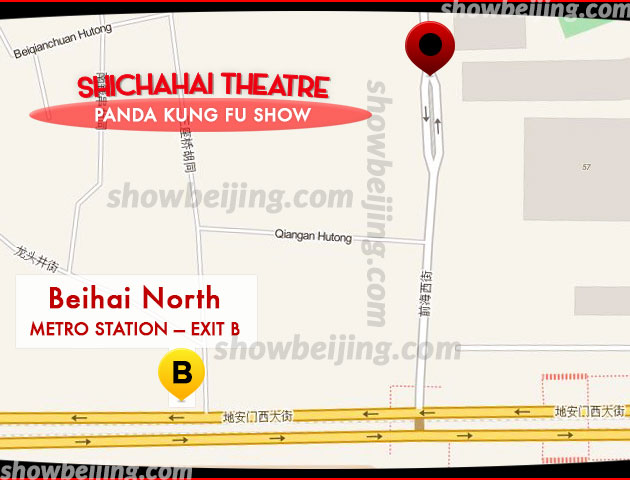 Shichahai Theatre Kung Fu Panda Show Directions